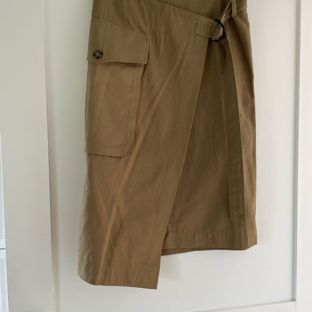 Mango Beige Textured Skirt